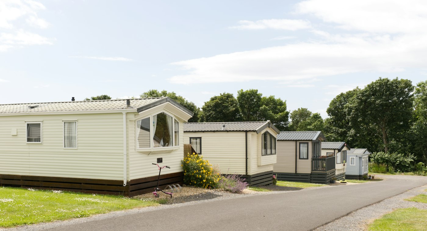 A manufactured home community
